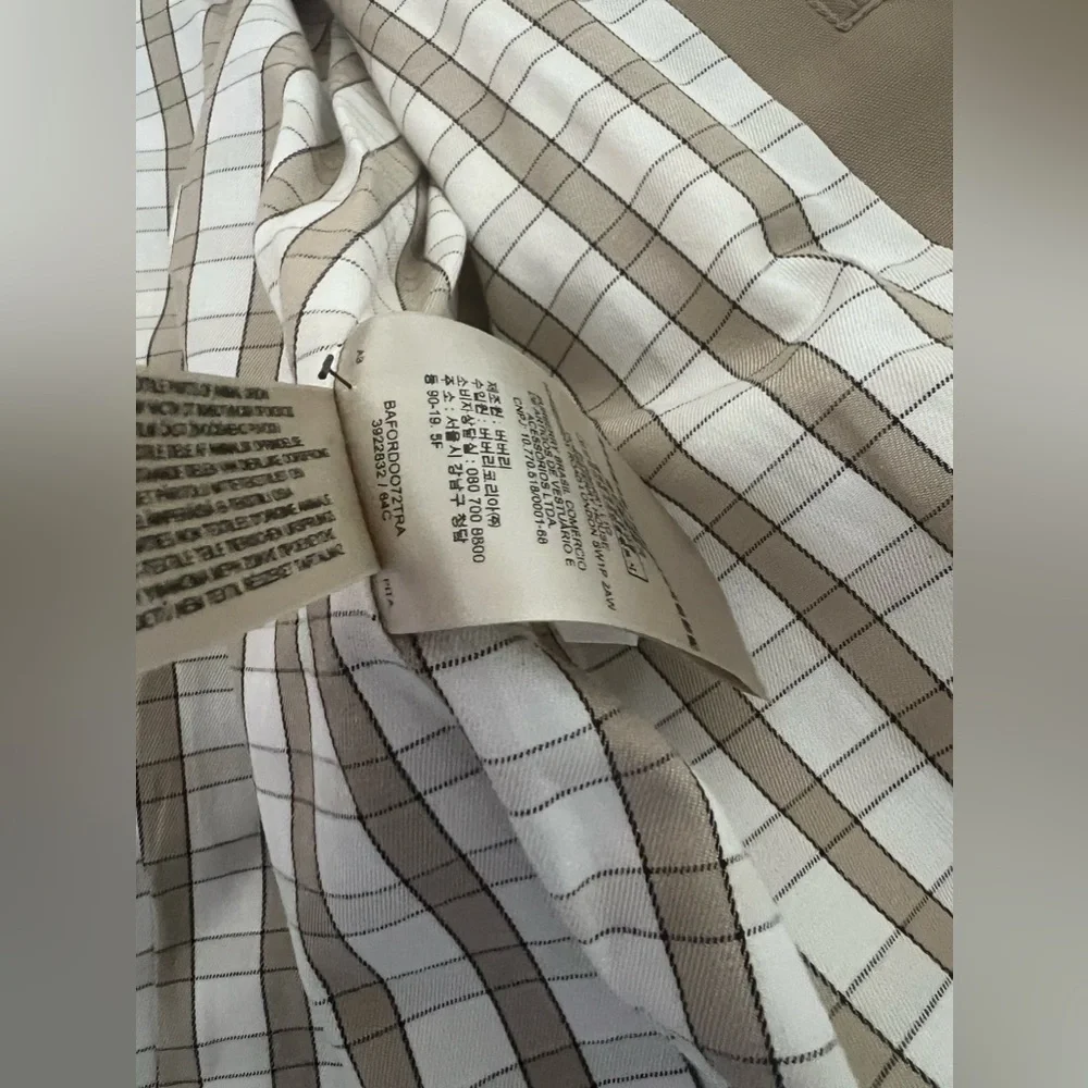 Burberry Brit Coat Size: S leather trimmed - Picture 9 of 16